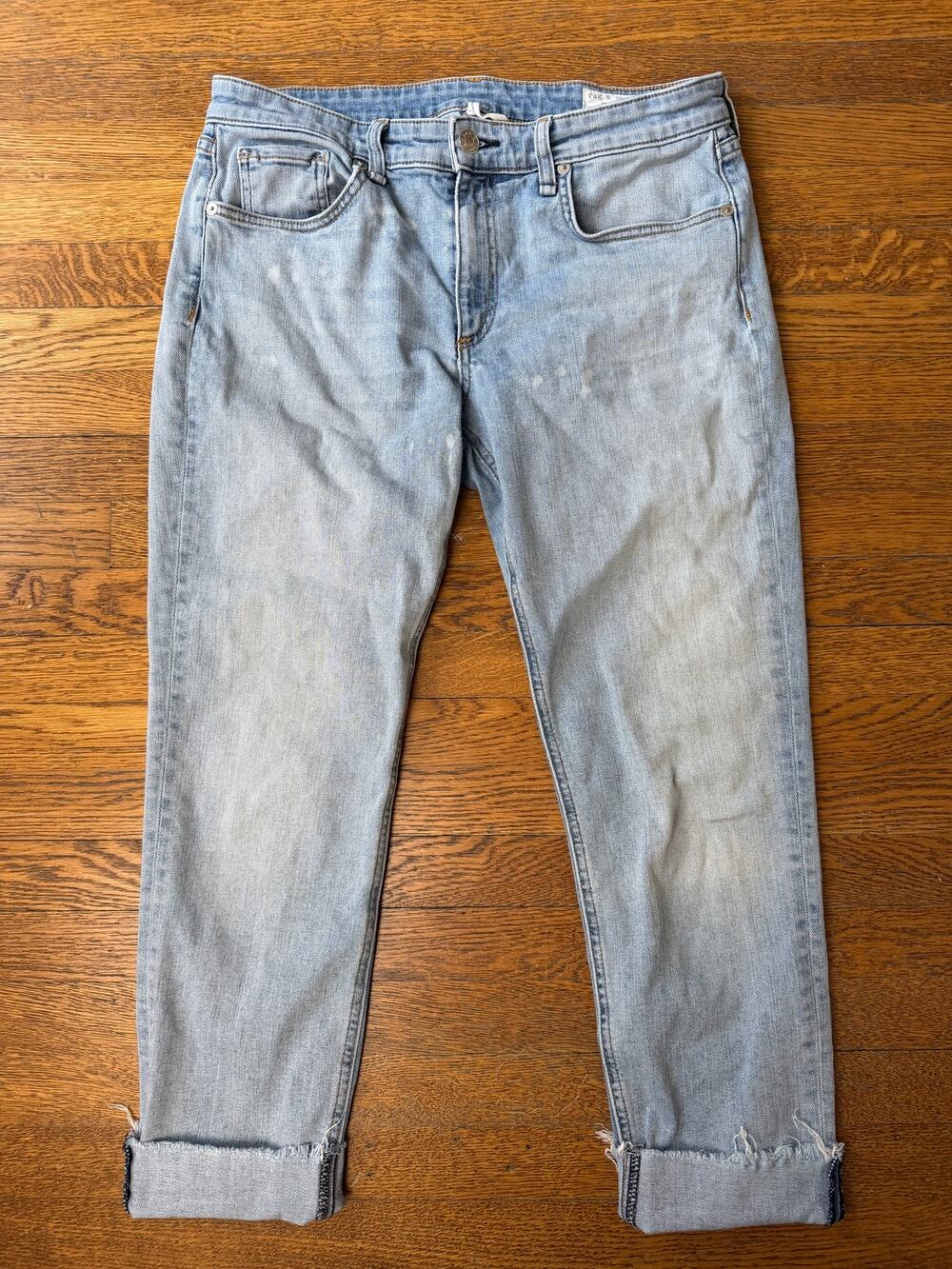 Rag & Bone Women's Dre Low Rise Cuffed Boyfriend Size 28